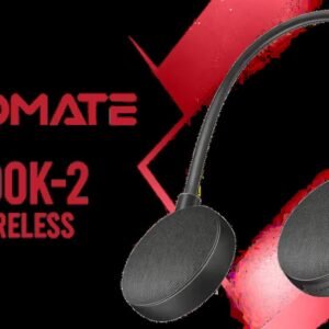 Promate Hook-2 High-Definition Dynamic Neckband Wireless Stereo Speaker / Up to 8 Hours of Playtime / IPX4 Water Resistance / Hook-2