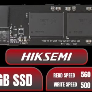 Hiksemi E100N M.2 SATA Solid State Drive / Up To 560MB/s Read Speed / Up To 500MB/s Write Speed / Anti-Vibration Design / Wide Device Compatibility