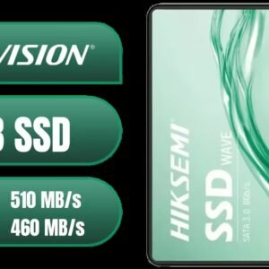 Hikvision Wave Series 1TB 3D NAND SATA 2.5 inch SSD / 510 MB/s Read / 460 MB/s Write / Internal Solid State Drive