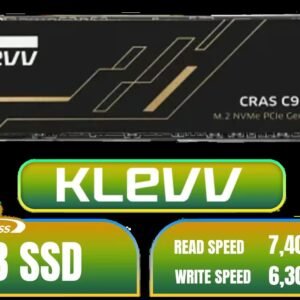 KLEVV CRAS C925G M.2 NVMe Solid State Drive - 1TB / PCIe Gen4x4 / Sequential Read | Write - 7400 | 6300 MB/s / 3D TLC NAND Flash / K01TBM2SP0-25G