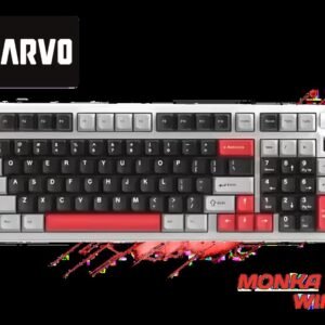 Marvo KG991W Monka Storm mechanical keyboard / 4000mAh Large Battery / RGB Backlight / 98% Layout / Hot Swappable / KG991W