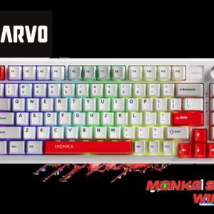 Marvo Monka Sora 75 Wireless Gaming Keyboard / Tri-mode connection / 75% Compact Layout / RGB backlight / Full-key anti-ghosting design /