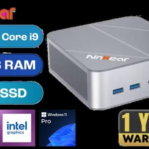 Ninkear L12 Pro Mini PC / Intel Core i9-12900HK (5.0GHz), 14 Cores 20 Threads / Intel Iris Xe Graphics / Windows 11 Professional / 16GB DDR4 Memory /