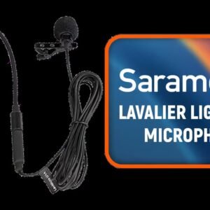 Lavalier Lightning Microphone, Saramonic LavMicro U1A Universal Lapel Mic with Detachable Lightning Plug Adapter Compatible with iPhone 13 12 11 MAC