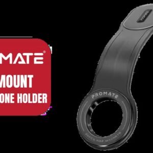 Promate Cradleless MagSafe Compatible Smartphone Holder / Secure Anti-Slip Mount / For Dashboard / Flexible Mount design / Mounting Kit Included /