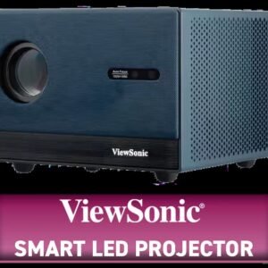 ViewSonic Smart LED Projector / Built in Google TV / Full HD 1080p Resolution / Up to 140\" Screen Size / LX60HD