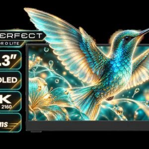 UPERFECT UColor O Lite 13.3\" 4K OLED Monitor / 4K UHD (3840 x 2160) OLED Display / 1ms Ultra-Fast Response Time / 390 cd/m² Bright Display / 1.07