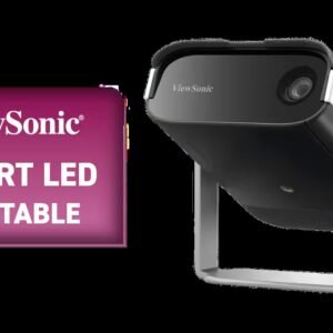 Viewsonic Smart LED Portable Projector / Built in Harman Kardon Speaker / Full HD 1080p Resolution / 3-in-1 smart stand for 360° projection / Up to 4