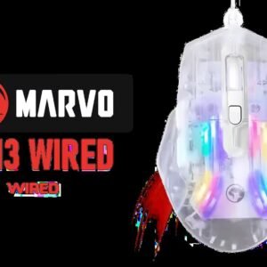 MARVO M413 WIRED MOUSE / Up to 7200 DPI / 7 Buttons / RGB Backlight / polling rate up to 125Hz / MARVO M413
