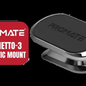 PROMATE Magnetto-3 360° Anti-Slip Magnetic Mount / Strong Secure Magnetic Hold / Anti-Slip Grip Base / 360° Rotatable Design / Universal Support for
