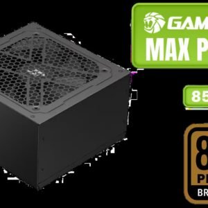 Gamemax MAX P850B 850W Power Supply / 850W 80 Plus Bronze ATX 3.1 / Full Intel ATX 3.1 Support for 200% System & 300% GPU Power Excursions / 100%
