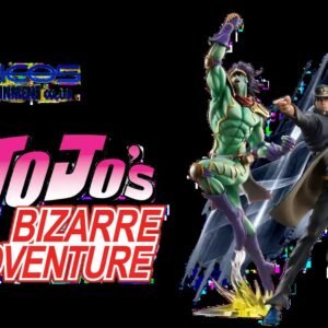 [Bundle] JoJo's Bizarre Adventure: Jotaro Kujo + Star Platinum Statues / Non-Adjustable Figurines / Dynamically Posed / Medicos Officially Licensed