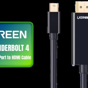 UGREEN 4K Thunderbolt 4 Mini DisplayPort to HDMI Cable / Mini DisplayPort Thunderbolt 2 HDMI Converter / 4K@30Hz UHD Resolution Support / Dolby