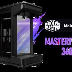 CoolerMaster MasterFrame 360 ATX Gaming Case - Stage Mirror / Supports up to ATX Motherboards / Exposed Front Mirror Display Stage / Dual ARGB Stage