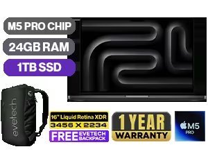 MacBook Pro 16" M5 Pro (1TB) - Space Black