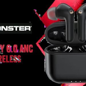 Monster Clarity 6.0 ANC Wireless In-Ear Headphones - Black / True Wireless Earbuds Active Noise Cancelling / TWS Bluetooth Earphones with 4 Mics /
