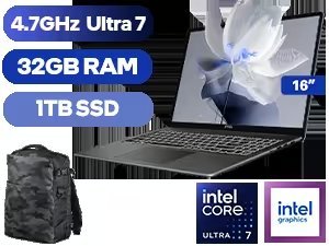 MSI Modern 16S AI+ 32GB/1TB Core Ultra 7-355