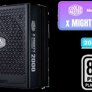 Cooler Master X Mighty 2000 2000W 240V Power Supply / Infineon CoolMOS for high efficiency / Silent zero-RPM cooling fan / Dual 12V-2x6 connectors /