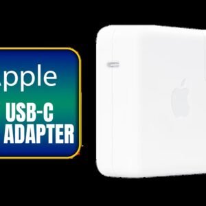 Apple 96W USB-C Power Adapter / 50% MacBook Charge 30 Minutes / Thermal Protection Short Circuit Safety / Compact Lightweight Travel Ready / Home