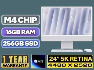 iMac 24" M4 (256GB) - Silver