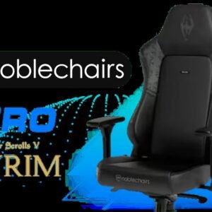 noblechairs Hero The Elder Scrolls V: Skyrim 10th Anniversary Edition Gaming Chair / Premium gaming- and office chair / PU-leather cover /