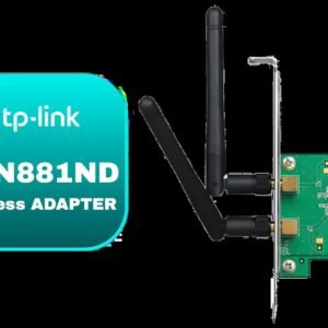 TP-LINK TL-WN881ND 300Mbps N PCI Express Adapter / 300Mbps Wireless N Speed / Dual Antenna MIMO Coverage / Router Access Point Extender WISP Modes /