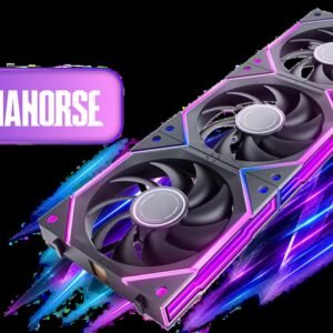 AsiaHorse Nyota Ultra 120mm ARGB Case Fan - Black / 3-Pack / 800-2000 RPM PWM / 58.5 CFM / Infinity Mirror ARGB / Daisy Chain