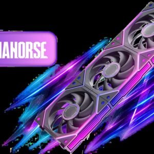 AsiaHorse Nyota Ultra 120mm ARGB Case Fan - Black / 3-Pack / Reverse Blade / 800-2000 RPM PWM / 58.5 CFM / Infinity Mirror ARGB / Daisy Chain
