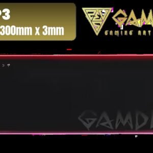 Gamdias NYX P3 Multi-Colored Gaming Mouse Mat / Size: 900 x 300 x 3mm / Up to 10 Addressable Multi-Colored / Extra-Elongated Layout / Absolute