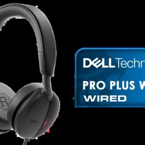 [OPEN BOX] Dell Pro Plus WH5024 Wired ANC Headset / AI-Based Noise Cancelling Microphone Voice Clarity / Active Noise Cancellation ANC Ambient