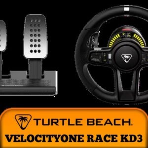 [OPEN BOX] TURTLE BEACH VelocityOne™ Race KD3 Racing Wheel & Pedals for Xbox & PC / K: Drive™ Direct Drive 3.2Nm Force Feedback / Magnetic Paddle