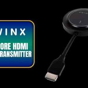 [OPEN BOX] Winx Cast More HDMI Wireless Display Transmitter / Plug-and-Play, No Software Needed / 1080p@60Hz Wireless HDMI Sharing / 30-Metre