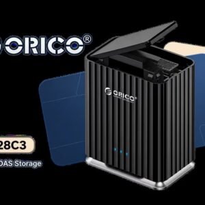 Orico Dual-Big DAS Solution - Black / ABS Material / 5Gbps Transmission Rate / ORICO-9728C3-EU-BK-BP