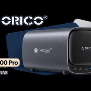 ORICO MetaBox Pro HS200 2-Bay NAS - Grey / Intel Celeron N5105 / Dual 2.5GbE / 2x SATA + 2x M.2 NVMe / CyberData OS / Diskless / ORICO-HS200-Pro