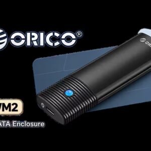 ORICO Aluminum M.2 SATA SSD Enclosure - Black / Aluminum alloy + ABS build / Supports SATA3.0 & UASP protocol / Compatible with PC, TV, PS4, more /