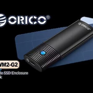 Orico 10Gbps Aluminum M.2 NVMe SSD Enclosure - Black / Aluminum alloy + ABS build / 10Gbps Transmission Rate / Compatible with PC, TV, PS4, more /