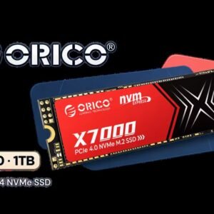 Orico X7000 1TB NVMe Internal Solid State Drive SSD / Versatile storage for multiple platforms / PCIe Gen 4.0, M.2 2280 / Up to 7100MB/s Read Speed /