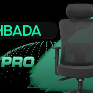 HBADA P5-Pro - black / 2D Lumbar Supports / TUV-4 Gas Cylinder / 360° Swiveling Casters / 135° Tilt Angle