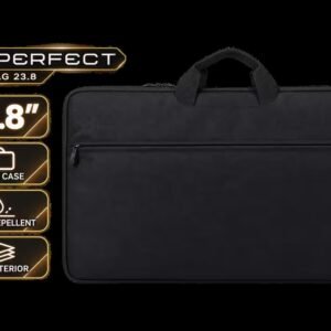 UPERFECT UBag 23.8\" Portable Sleeve Case /24\" MacBook Pro Surface Laptop Compatible / Sailcloth Neoprene Antibacterial Microfiber Protection /