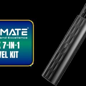 Promate Perk 7-in-1 Travel Kit / 60W USB-C Charge Cable / USB-C to Micro, Lightning and USB-A adapter / Dual SIM Card Slots (Micro & Nano) / SIM Card