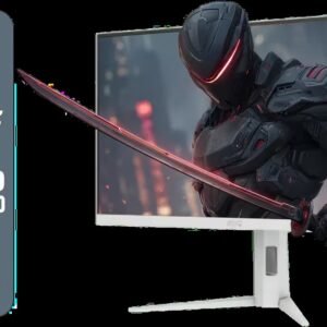 AOC Q27G4/WS 27\" Gaming Monitor - White / QHD (2560 × 1440) / 200Hz Refresh Rate / 0.3ms Response Time / IPS-Level Display / Certified HDR400 /