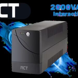 RCT 2000VA Line Interactive UPS, with SA Wall Socket /microprocessor controls / auto restart with in AC recovery/ onboard boost and buck AVR / SA