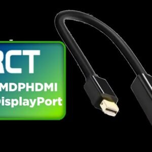 RCT ADP-MDPHDMI Mini-DisplayPort to HDMI Adapter / Male to Female Connector Design