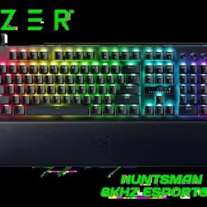 Razer Huntsman V3 Pro 8KHz Esports Gaming Keyboard - Black / Analog Optical Switches w/Rapid Trigger & Adjustable Actuation / Media Keys & Dial /