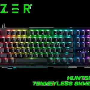 Razer Huntsman V3 Tenkeyless 8KHz Gaming Keyboard / 8000Hz HyperPolling Ultra-Fast Response / Analog Optical Gen-2 Rapid Trigger / 0.1mm Precision