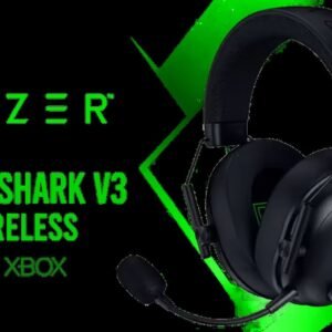 Razer BlackShark V3 Wireless Xbox Gaming Headset - Black /  Detachable Mic / 50mm Drivers / Noise-Isolating Earcups w/ Ultra-Soft Memory Foam / 70 Hr