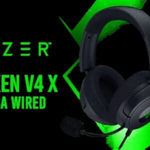 Razer Kraken V4 X Sensa HD Haptics Wired Gaming Headset / Razer Sensa HD Haptic Feedback / TriForce 40mm Driver Technology / 7.1 Virtual Surround