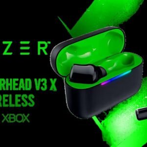 Razer Hammerhead V3 X HyperSpeed Earphones - Xbox / HyperSpeed 2.4GHz Low-Latency Wireless / Xbox, PC, Mobile, Steam Deck Compatible / Windows Sonic