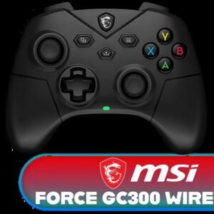 MSI FORCE GC300 Wireless Gaming Controller - Black / 2.4 GHz Wireless, Bluetooth, USB 2.0 (USB-C) / Up to 20 hours (w/o vibration) Battery Life /