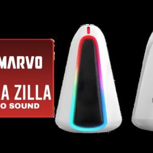 MONKA ZILLA STEREO SOUND WIRED GAMING SPEAKER / USB + 3.5mm Audio Jack / 7 Color Backlight(Rainbow) / SG-500